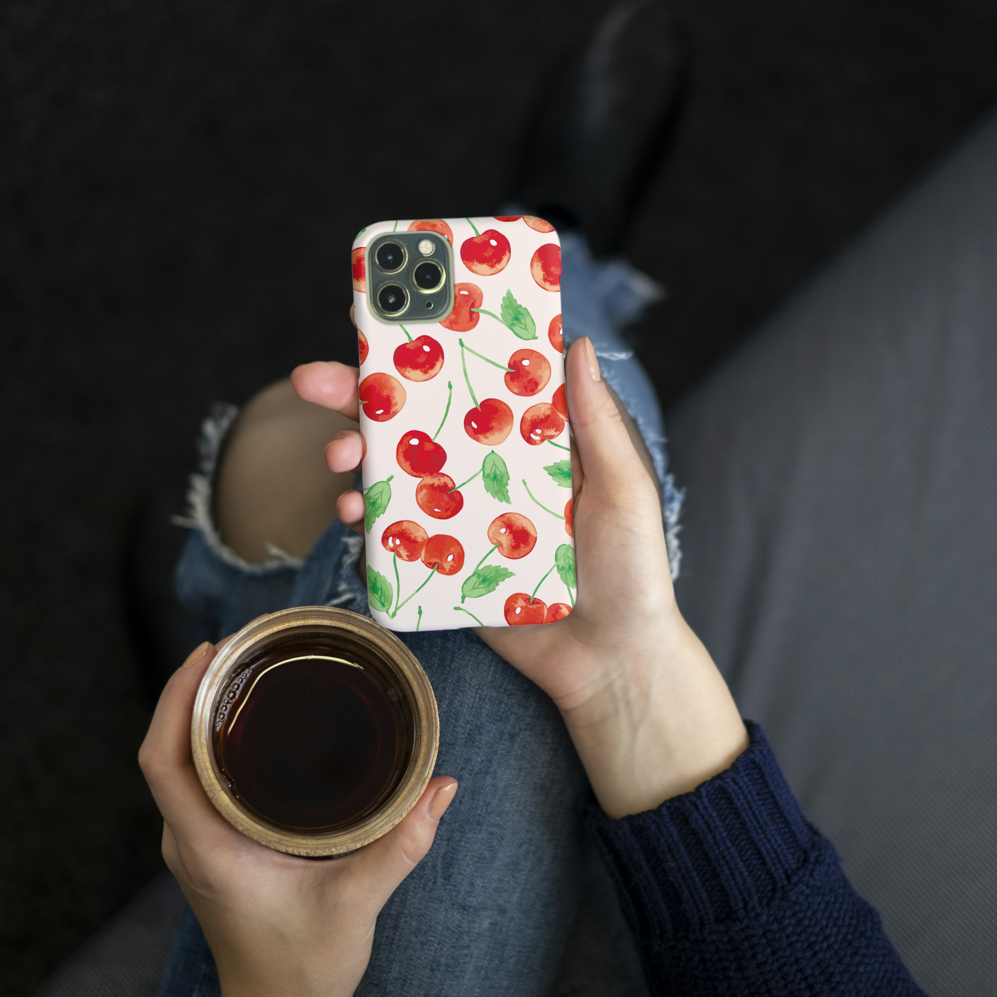 Cherry Orchard iPhone Case